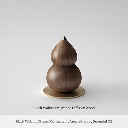 Gourd-Shaped Aroma Diffuser Wood