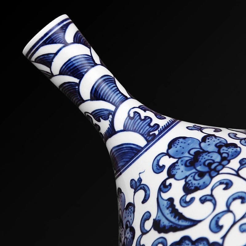 Blue-and-White Porcelain Gourd