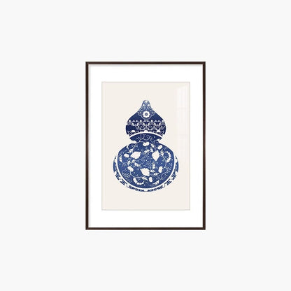Blue&White Gourd Wall Art