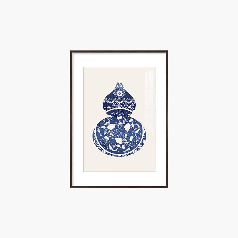 Blue&White Gourd Wall Art
