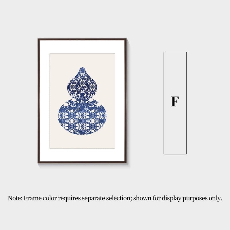 Blue&White Gourd Wall Art