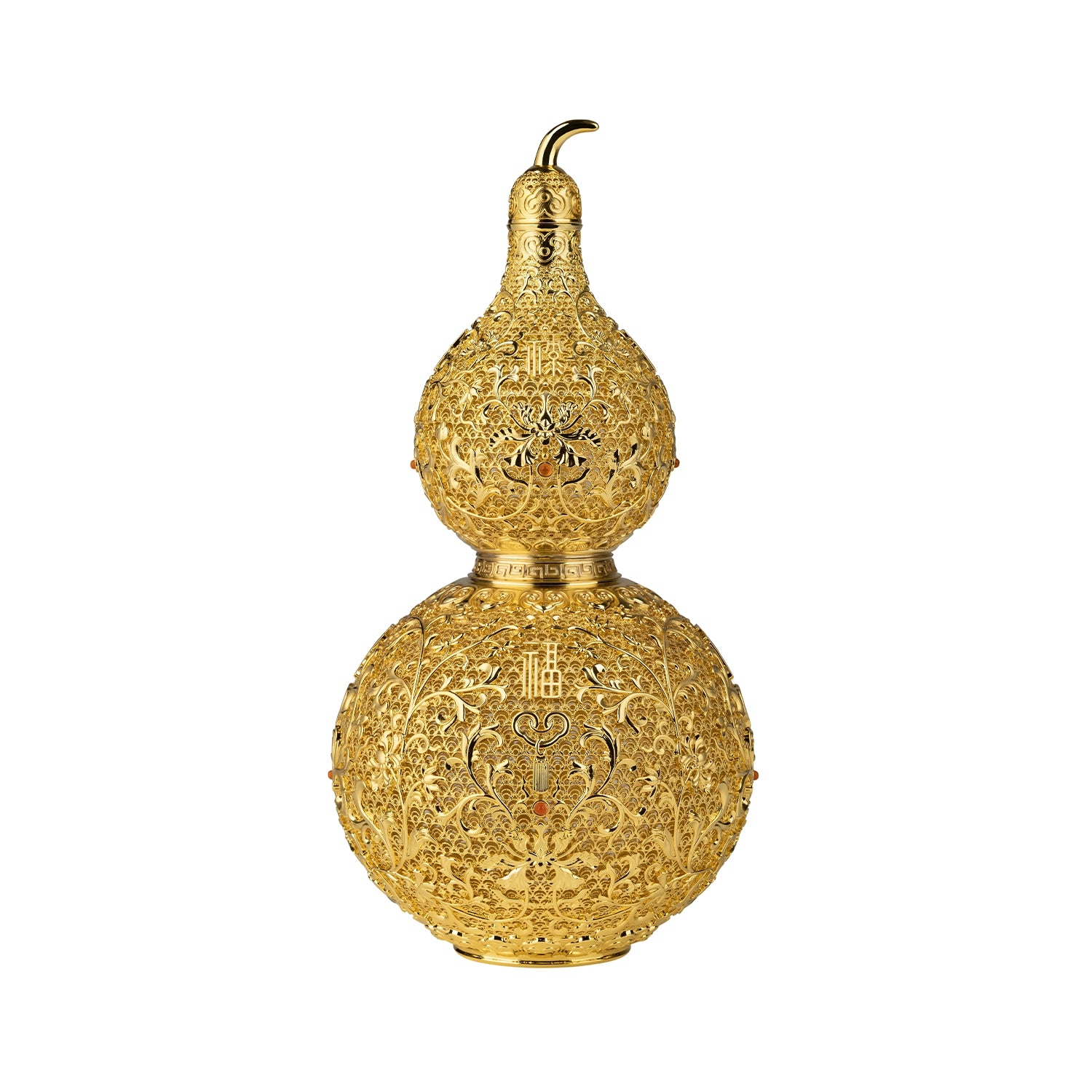 The Imperial Filigree™ | 24K Gold Gilded Sculptural Gourd