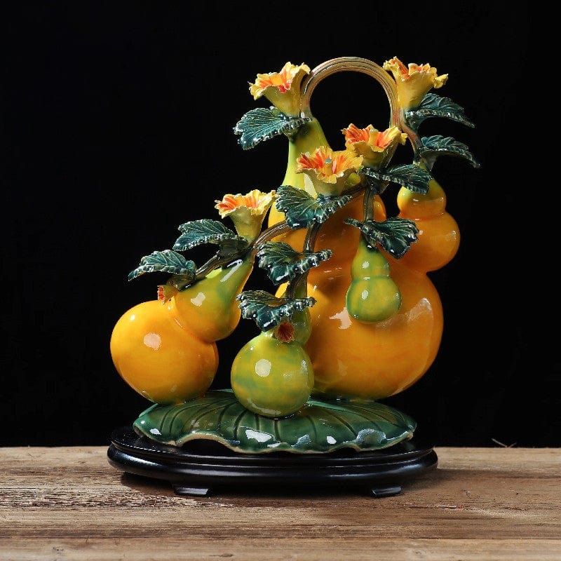 Five Generations Ceramic Gourd