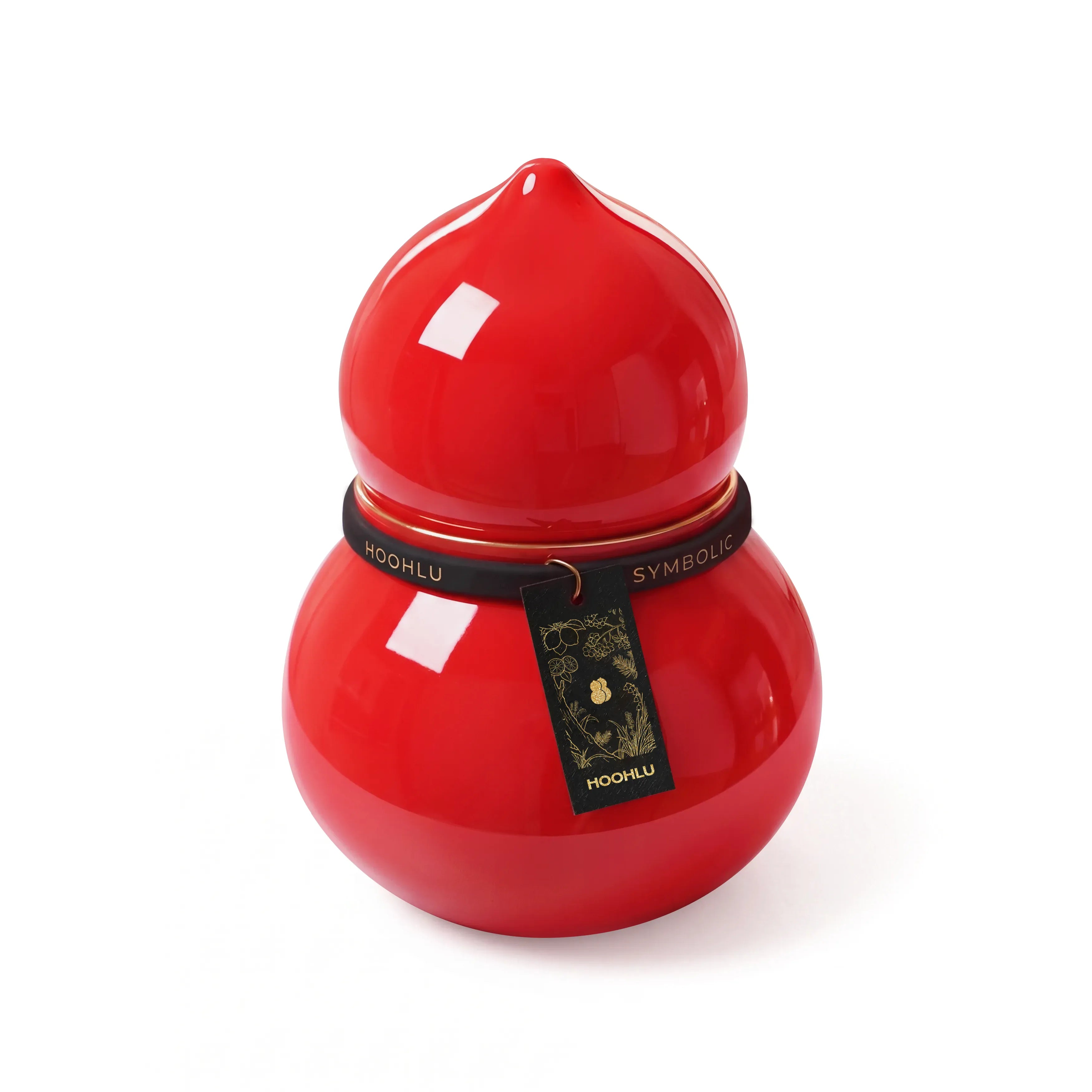 The Rouge Silhouette™ | Imperial Red Porcelain Vessel 170g